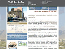 Tablet Screenshot of hotelsancarlos.com