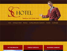 Tablet Screenshot of hotelsancarlos.com.br
